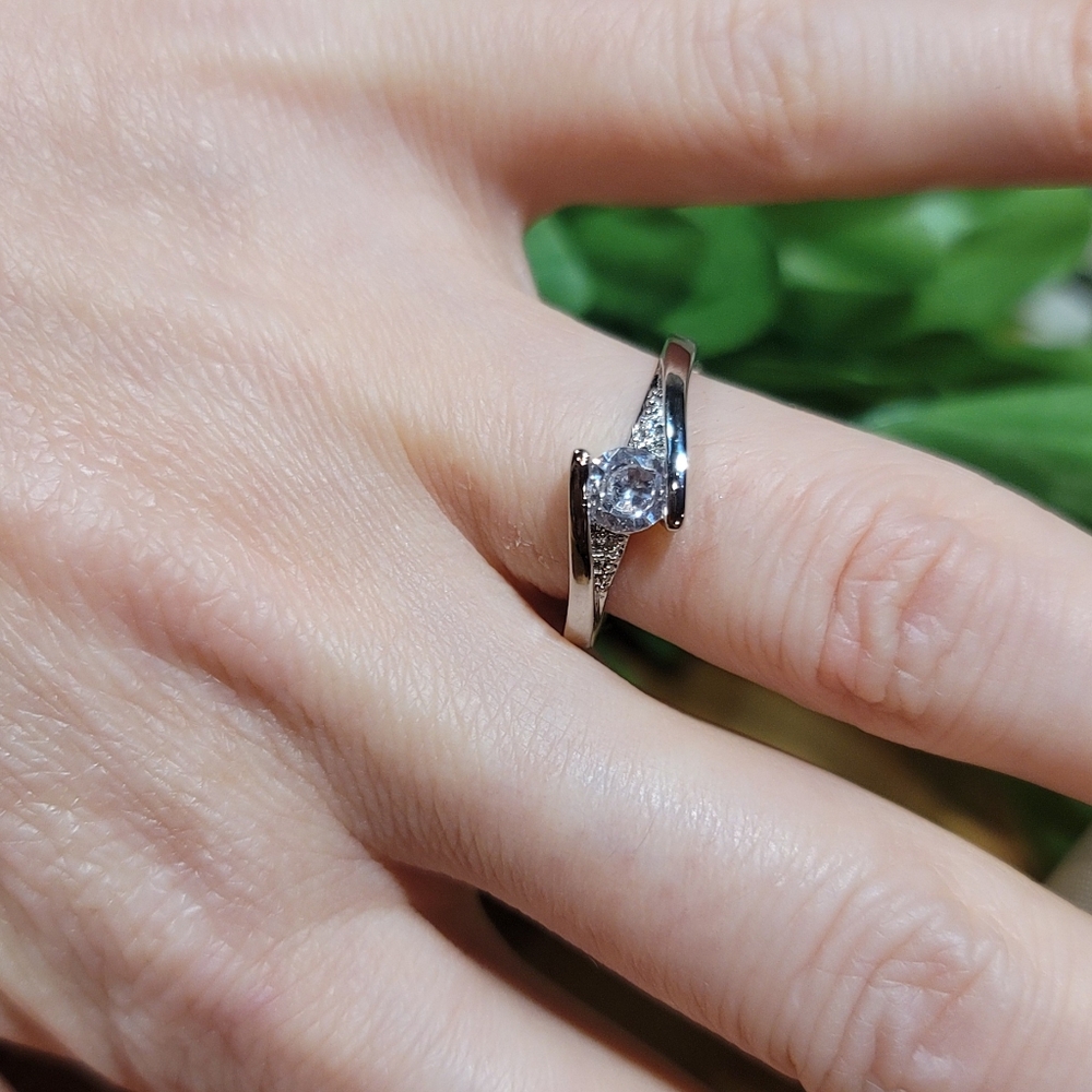 925 Sterling Silver Proposal Ring for Women,CertifiedTibetan,Engagement,Promise - Picture 3 of 9